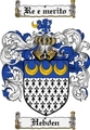 Thumbnail Hebden Family Crest Hebden Coat of Arms Digital Download
