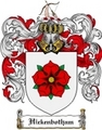 Thumbnail Hickenbotham Family Crest Hickenbotham Coat of Arms Digital Download
