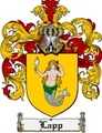 Thumbnail Lapp Family Crest Lapp Coat of Arms Digital Download