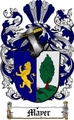 Thumbnail Mayer Family Crest  Mayer Coat of Arms Digital Download