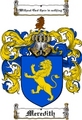 Thumbnail Meredith Family Crest  Meredith Coat of Arms Digital Download