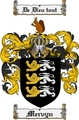 Thumbnail Mervyn Family Crest Mervyn Coat of Arms Digital Download