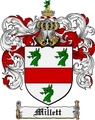 Thumbnail Millett Family Crest Millett Coat of Arms Digital Download