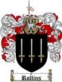 Thumbnail Rollins Family Crest  Rollins Coat of Arms Digital Download