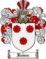 Thumbnail Rosen Family Crest  Rosen Coat of Arms Digital Download