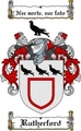 Thumbnail Rutherford Family Crest  Rutherford Coat of Arms Digital Download
