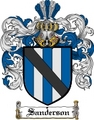 Thumbnail Sanderson Family Crest  Sanderson Coat of Arms Digital Download