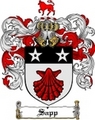 Thumbnail Sapp Family Crest  Sapp Coat of Arms Digital Download