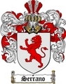 Thumbnail Serrano Family Crest  Serrano Coat of Arms Digital Download