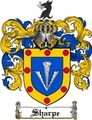 Thumbnail Sharpe Family Crest  Sharpe Coat of Arms Digital Download