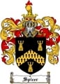 Thumbnail Spicer Family Crest  Spicer Coat of Arms Digital Download