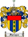 Thumbnail Sprague Family Crest  Sprague Coat of Arms Digital Download