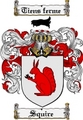 Thumbnail Squire Family Crest  Squire Coat of Arms