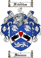 Thumbnail Swann Family Crest  Swann Coat of Arms