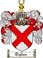 Thumbnail Tipton Family Crest  Tipton Coat of Arms