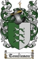 Thumbnail Tomlinson Family Crest  Tomlinson Coat of Arms