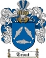 Thumbnail Trout Family Crest  Trout Coat of Arms