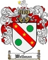 Thumbnail Wellman Family Crest  Wellman Coat of Arms