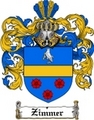 Thumbnail Zimmer Family Crest  Zimmer Coat of Arms
