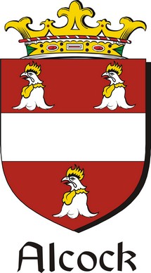 Product picture Alcock Family Crest / Irish Coat of Arms Image Download