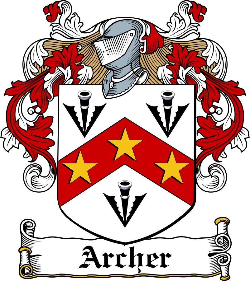 Product picture Archer Family Crest / Irish Coat of Arms Image Download