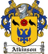 Product picture Atkinson Family Crest / Irish Coat of Arms Image Download