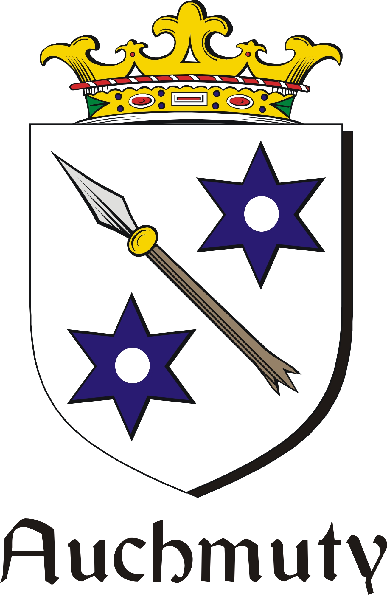 Product picture Auchmuty Family Crest / Irish Coat of Arms Image Download