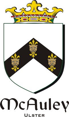 Product picture Auley-Mc-UL Family Crest / Irish Coat of Arms Image Download