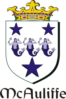 Product picture Auliffe-Mc Family Crest / Irish Coat of Arms Image Download