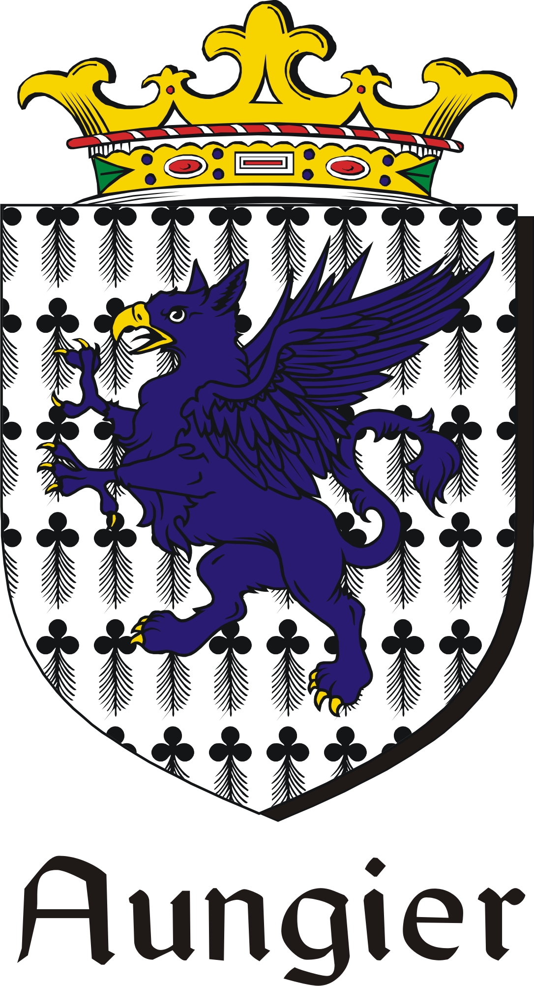 Product picture Aungier Family Crest / Irish Coat of Arms Image Download