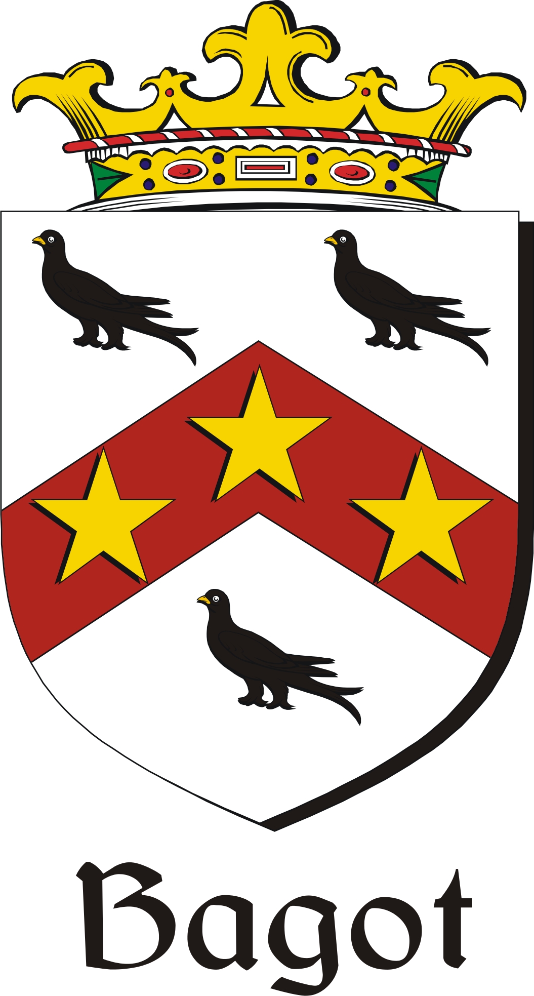 Product picture Bagot Family Crest / Irish Coat of Arms Image Download