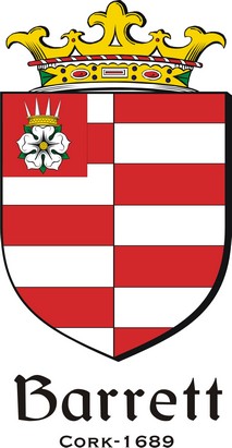 Product picture Barrett-1689 Family Crest / Irish Coat of Arms Image Download