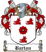 Product picture Barton Family Crest / Irish Coat of Arms Image Download