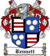 Product picture Bennett Family Crest / Irish Coat of Arms Image Download