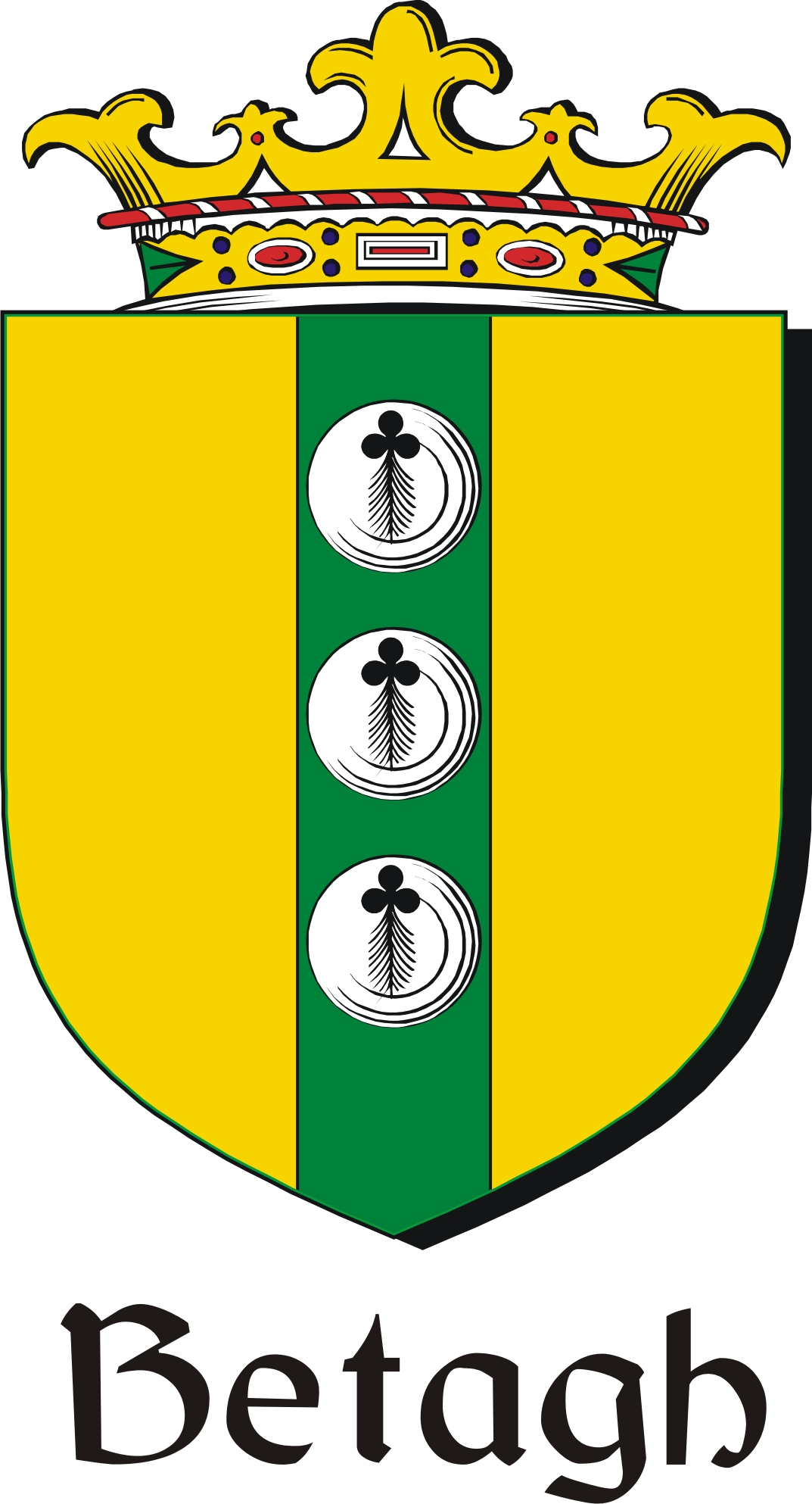 Product picture Betagh Family Crest / Irish Coat of Arms Image Download