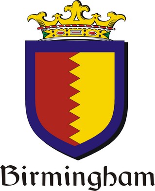 Product picture Birmingham Family Crest / Irish Coat of Arms Image Download