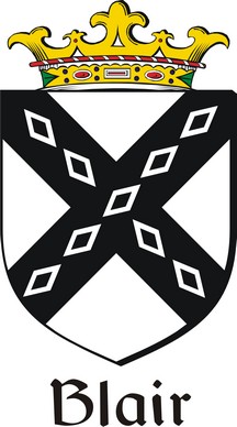 Product picture Blair Family Crest / Irish Coat of Arms Image Download