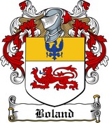Product picture Boland Family Crest / Irish Coat of Arms Image Download