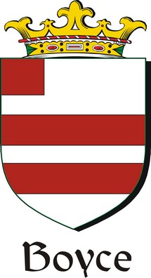 Product picture Boyce Family Crest / Irish Coat of Arms Image Download