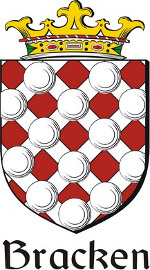Product picture Bracken Family Crest / Irish Coat of Arms Image Download