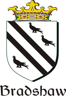 Product picture Bradshaw Family Crest / Irish Coat of Arms Image Download