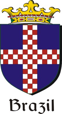 Product picture Brazil Family Crest / Irish Coat of Arms Image Download