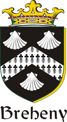 Product picture Breheny Family Crest / Irish Coat of Arms Image Download