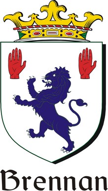 Product picture Brennan Family Crest / Irish Coat of Arms Image Download