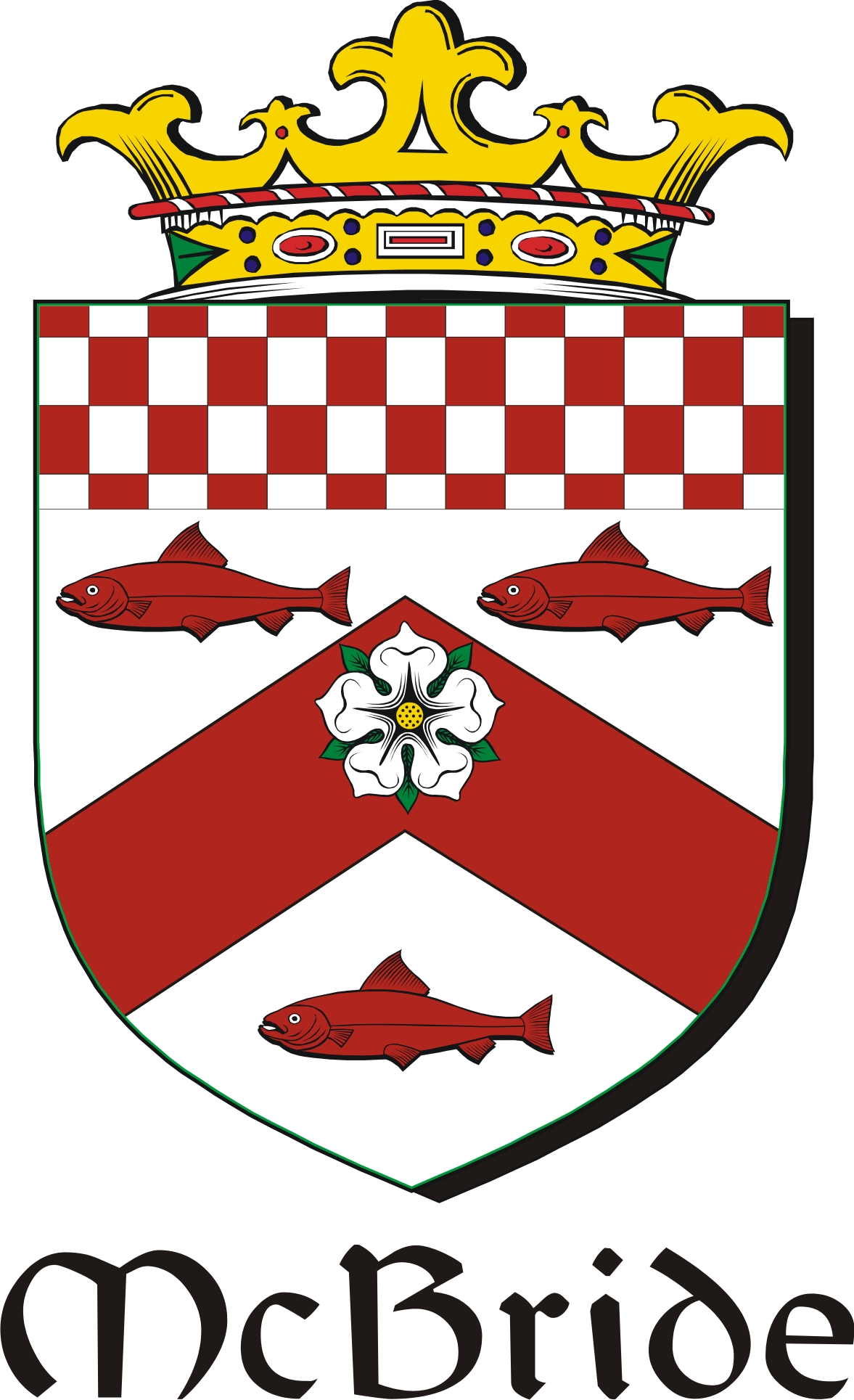 Product picture Bride-Mc Family Crest / Irish Coat of Arms Image Download