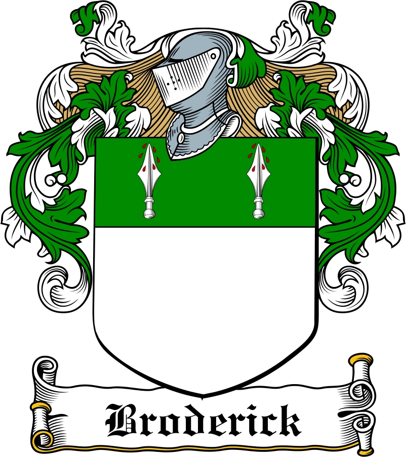Product picture Broderick Family Crest / Irish Coat of Arms Image Download