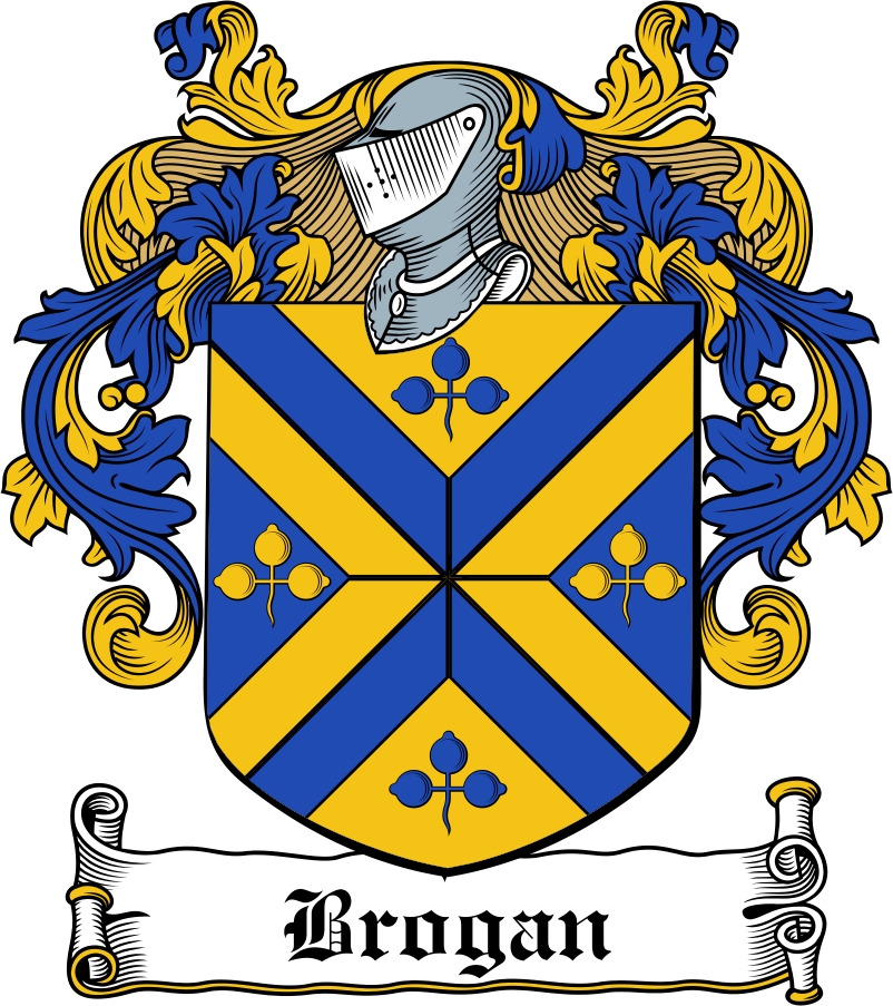 Product picture Brogan Family Crest / Irish Coat of Arms Image Download