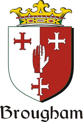 Product picture Brougham Family Crest / Irish Coat of Arms Image Download