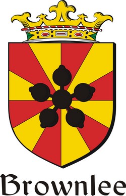 Product picture Brownlee Family Crest / Irish Coat of Arms Image Download
