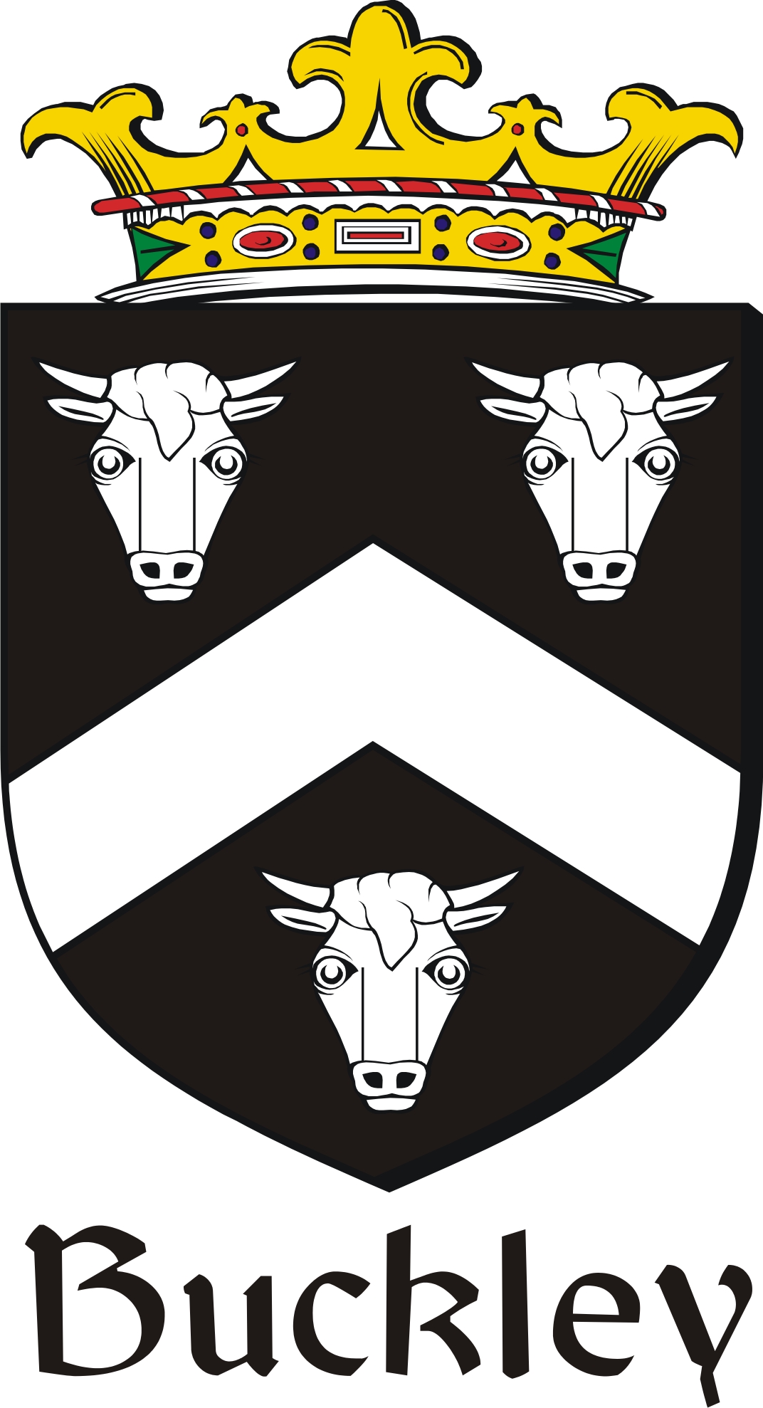 Product picture Buckley2 Family Crest / Irish Coat of Arms Image Download